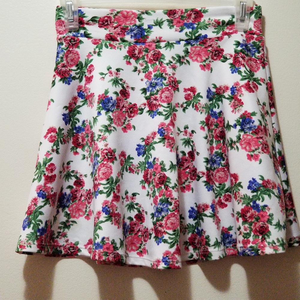 Floral Skater Skirt